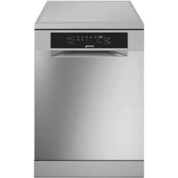 SMEG Lavavajillas 14 servicios, Bandeja para cubiertos, 60 cm - LVS345CQSX. Acero Inox