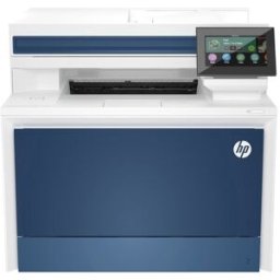 HP Impresora Multifunción color LaserJet Pro 4302fdn, Fax. Blanco / Azul