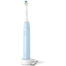 Philips Cepillo de dientes eléctrico Sonicare 5300, tecnología sónica, sensor de presión, 2 modos e intensidades. Azul