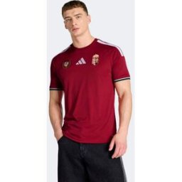 Adidas Camiseta de hombre 1ª equipación Hungría Mundial 2026 . (L) Rojo