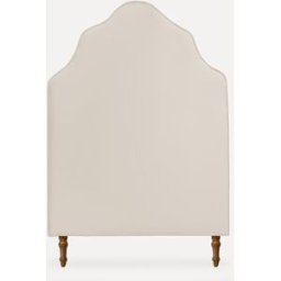 El Corte Inglés Cabecero individual tapizado liso Harrow . (Cama 105 cm) Aruba / Natural