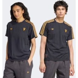 Adidas Camiseta de hombre Manchester United FC 2025-2026 Terrace Icons Originals. (S) Negro