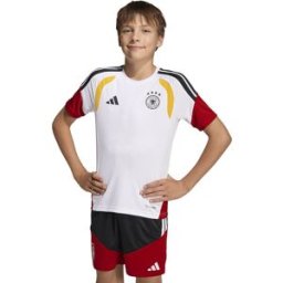 Adidas Camiseta de niños Alemania Mundial 2026 Tiro Entreno . (10 años) Blanco