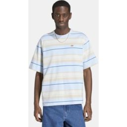 Adidas Camiseta de hombre Stripe Tee Originals. Azul