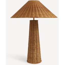El Corte Inglés Lámpara de mesa de ratán Sendai . Natural