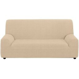 El Corte Inglés Funda ajustable para sofá Otoman . (Sofá de 2 plazas) Natural