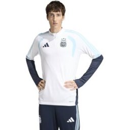 Adidas Camiseta de hombre Argentina Mundial 2026 Tiro Entreno . Blanco