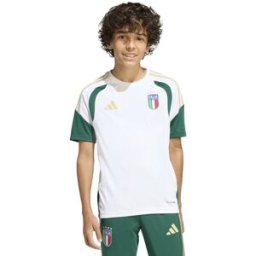 Adidas Camiseta de niños Italia Mundial 2026 Tiro Entreno . (8 años) Blanco