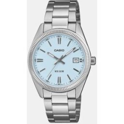 Casio Reloj 1302 UTP-1302PD-2A2VEF de acero. Azul claro