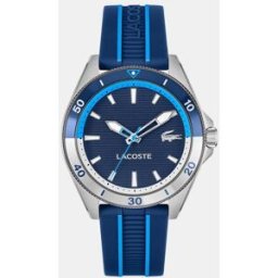 Lacoste Reloj de hombre Mainsail de silicona azul marino. Azul marino