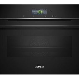 Siemens Horno compacto pirolísis - CB774G1B1. Negro