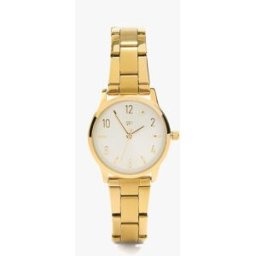 Parfois Reloj de mujer de acero inoxidable en liso. Dorado