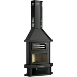 FM CALEFACCIÓN Chimenea de Leña Rincón C-300 RH. Negro