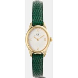 Daniel Wellington Reloj de mujer Ophelia Mini DW00100892 de piel verde. Blanco