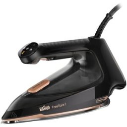 Braun Plancha de vapor FI7276BK con bomba integrada. Negro / Bronce