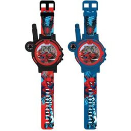 Kids Licensing Reloj Walkie Talkie 2 en 1 Spiderman .