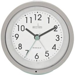 Acctim Reloj despertador UK . Plata
