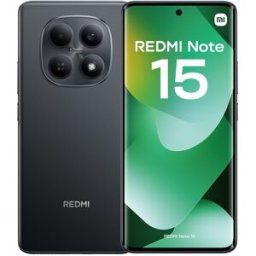 Xiaomi Móvil Redmi Note 15 6,8" MediaTek G100 Ultra. (128 GB + 6 GB RAM) Negro