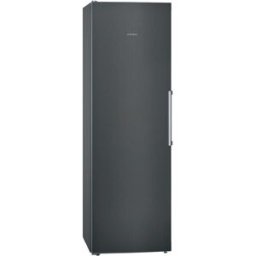 Siemens Frigorífico 1 puerta iQ300, HyperFresh, Súper-refrigeración - KS36VVWEP. Acero negro antihuellas