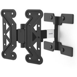 Hama Soporte de pared Fullmotion 1 Brazo Extra Slim para TV 19" a 48" Negro. Negro