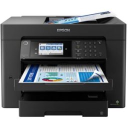 Epson Impresora Multifunción tinta WorkForce WF-7840DTWF Fax y Wi-Fi. Negro