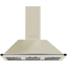 SMEG Campana decorativa 3 velocidades + intensiva - KT100PE. Crema