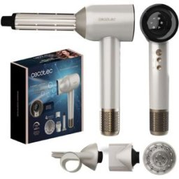 Cecotec Secador de pelo BLDC DryGlam Waves Champagne. Crema