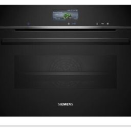 Siemens Horno compacto con función vapor 100% - CS736G1B1. Negro