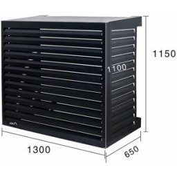 QVenti Carcasa para aire acondicionado 130 cm. Antracita