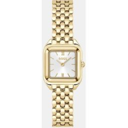 Boss Reloj de mujer Mae Petite 1502823 de acero dorado. Blanco