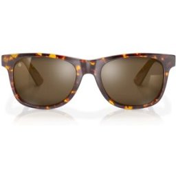 Siroko Gafas de sol con material reciclado Temple Unisex . (Única - Única) Marrón