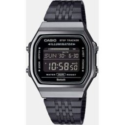 Casio Reloj de hombre Vintage ABL-100WEGG-1BEF Digital de acero negro. Negro