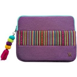 VAMVAM Funda Essaouira morada para ordenadores portátiles hasta 12". Morado