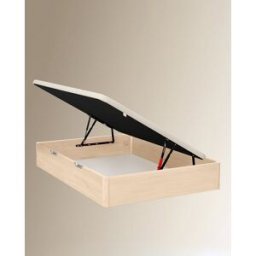 Sonpura Canapé abatible de madera con apertura lateral Stela Lateral . (Cama 80 x 190 cm) Natural