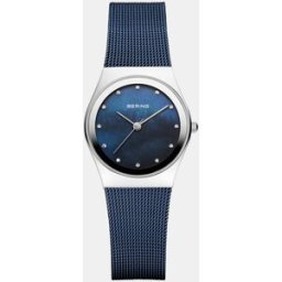 Bering Set reloj de mujer Classic 12927-307-GWP y pulsera de acero. Azul