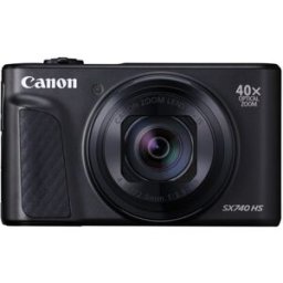 Canon Cámara compacta PowerShot SX740 HS Lite Edition Travel Kit. Negro