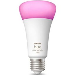 Philips Bombilla Hue White and Color Ambiance 13,5W A67 E27. Blanco