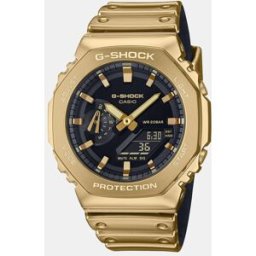 Casio Reloj de hombre Fine Metallic Series GM-2100YMG-9AER de silicona dorada. Oro