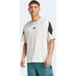 Adidas Camiseta de hombre Stadium Tee . (L) Blanco