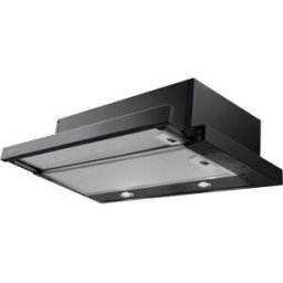 Mepamsa Campana telescópica con 2 velocidades, 60 cm negro - SUPERLINE GLASS 60. Negro