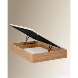 Sonpura Canapé abatible de madera con apertura lateral Stela Lateral . (Cama 90 x 200 cm) Nogal