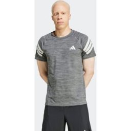 Adidas Camiseta de hombre Icon 3 bandas . (S) Negro
