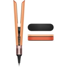 Dyson Plancha secador de pelo Airstrait™(Ceramic Apricot-Topaz). Sin placas calientes. Naranja
