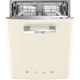 SMEG Lavavajillas integrable 13 servicios, Bandeja Cubiertos, 60 cm - STFABCR3. Crema