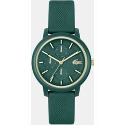 Lacoste Reloj mujer 12.12 2001329 multifunción silicona verde. Verde