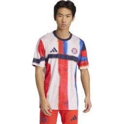 Adidas Camiseta de hombre FC Bayern Munich 2025-2026 Pre Match . (XL) Azul