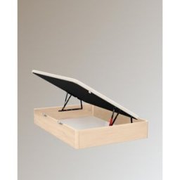 Sonpura Canapé abatible de madera con apertura lateral Stela 3D Lateral . (Cama 90 x 200 cm) Natural
