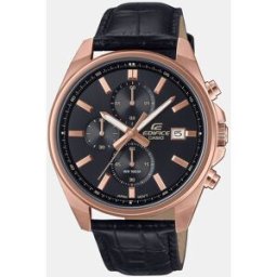 Casio Reloj de hombre EFV-610ECL-1AUEF de piel negro. Negro (detroit)
