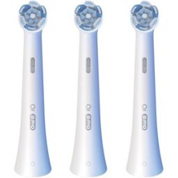 Braun Pack 3 cabezales de recambio para cepillo de dientes eléctrico Oral-B Series iO Ultimate Clean. Blanco