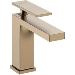 Hansgrohe Grifo monomando para lavabo con vaciador automático y apertura en frio Tecturis E 110 . Bronce cepillado